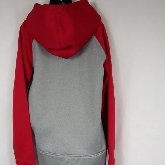 Under Armour | Hoodie | Youth Medium | Red & Silver - Picture 2 of 4